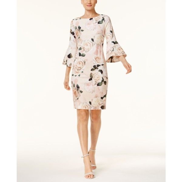 Calvin Klein Floral-Print Sheath Dress